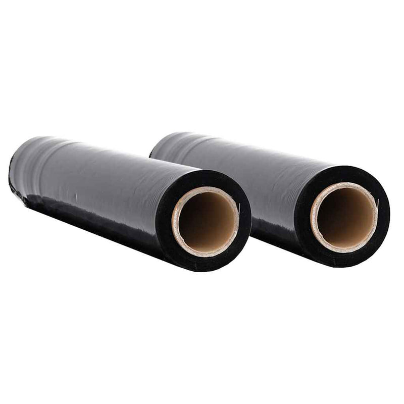 Load image into Gallery viewer, Vidaxl stretchfilm 2 st 20 μm 50 cm x 150 m zwart
