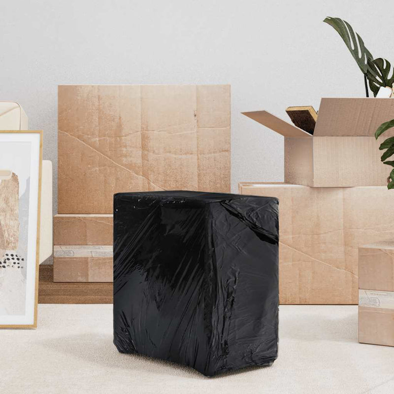 Load image into Gallery viewer, Vidaxl stretchfilm 2 st 17 μm 50 cm x 300 m zwart
