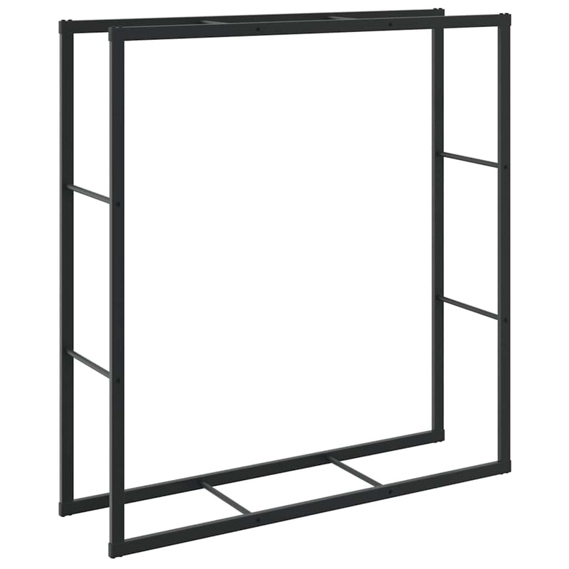 Load image into Gallery viewer, Vidaxl haardhoutrek 110x30x116 cm staal zwart
