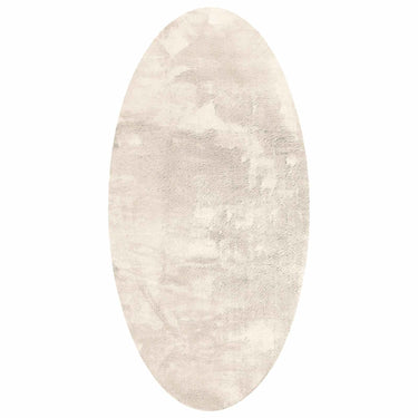 Vidaxl vloerkleden ovaal huarte beige 100 x 200 cm 100% polyester
