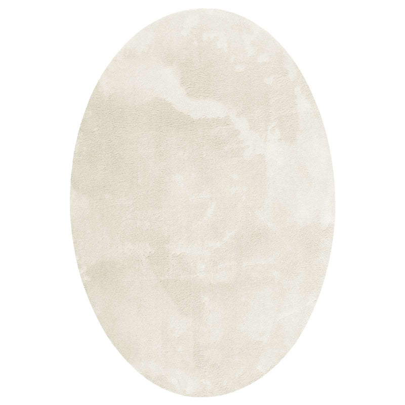 Load image into Gallery viewer, Vidaxl vloerkleden ovaal huarte crème 160 x 230 cm 100% polyester
