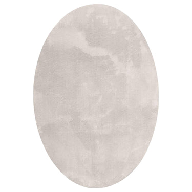 Vidaxl vloerkleden ovaal huarte zand 120 x 170 cm 100% polyester