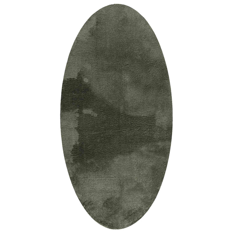 Load image into Gallery viewer, Vidaxl vloerkleden ovaal huarte bosgroen 100 x 200 cm 100% polyester
