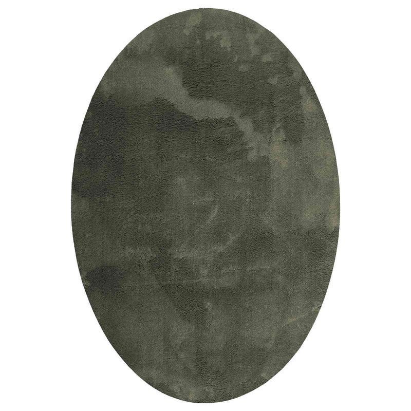 Load image into Gallery viewer, Vidaxl vloerkleden ovaal huarte bosgroen 160 x 230 cm 100% polyester
