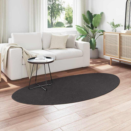 Vidaxl vloerkleden huarte antraciet 100 x 200 cm polyester