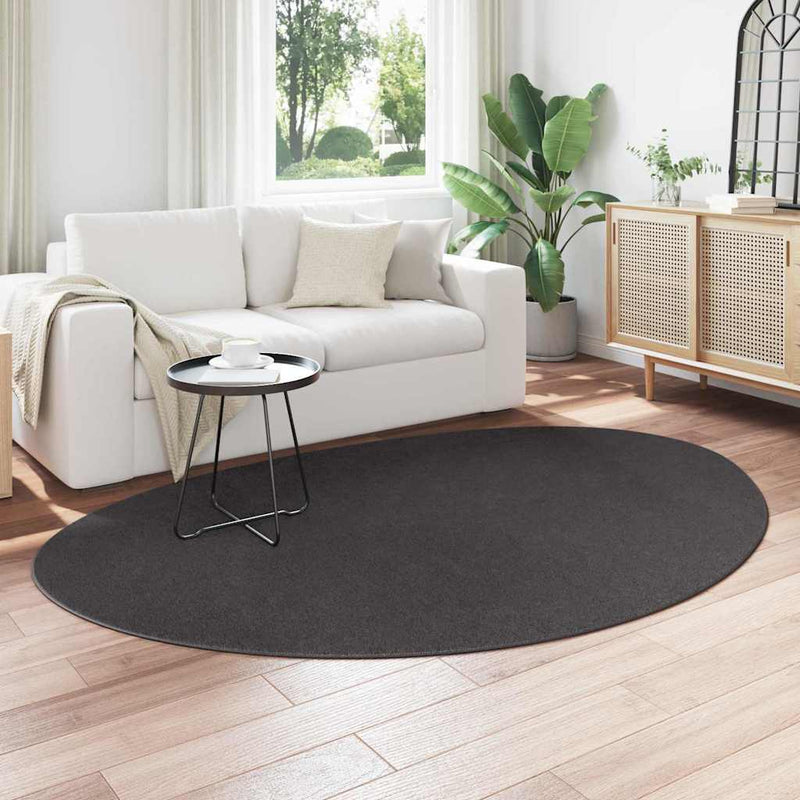 Load image into Gallery viewer, Vidaxl vloerkleden huarte antraciet 160 x 230 cm polyester
