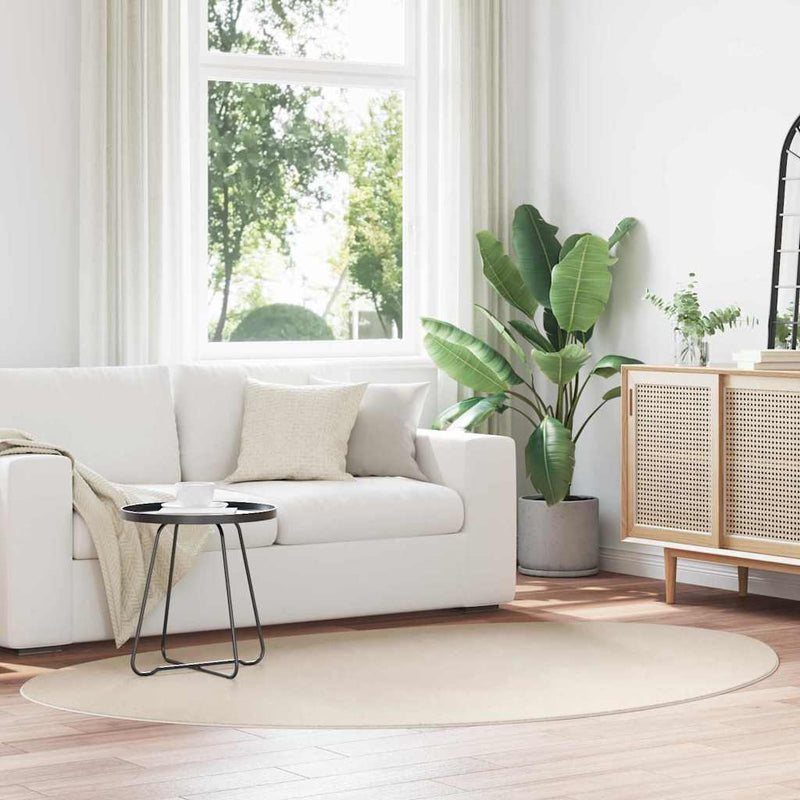 Load image into Gallery viewer, Vidaxl vloerkleden huarte beige 160 x 230 cm polyester
