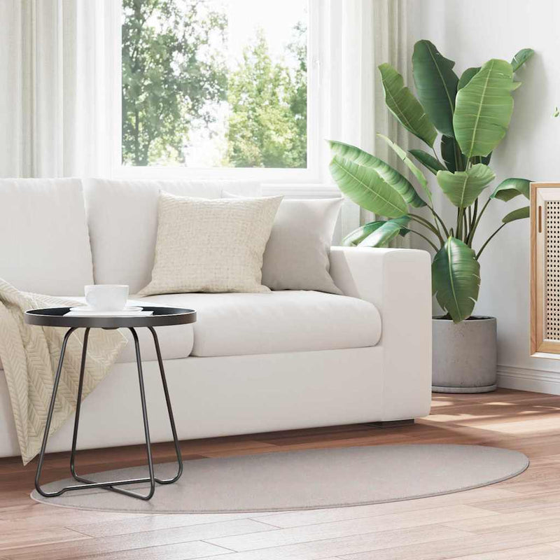 Load image into Gallery viewer, Vidaxl vloerkleden huarte zand 80 x 150 cm polyester
