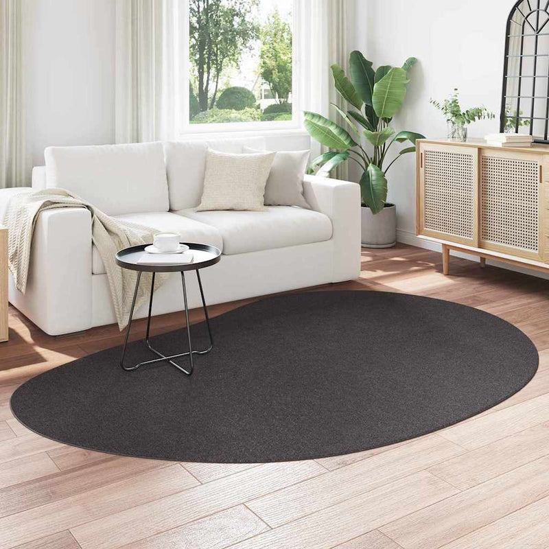 Load image into Gallery viewer, Vidaxl vloerkleden huarte antraciet 160 x 230 cm polyester
