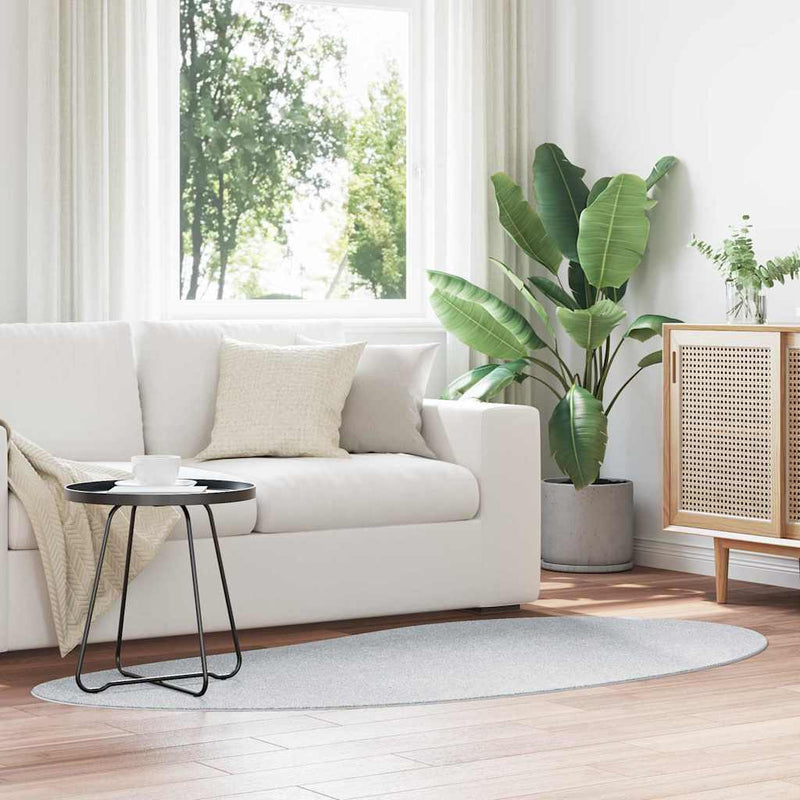Load image into Gallery viewer, Vidaxl vloerkleden huarte grijs 100 x 200 cm polyester
