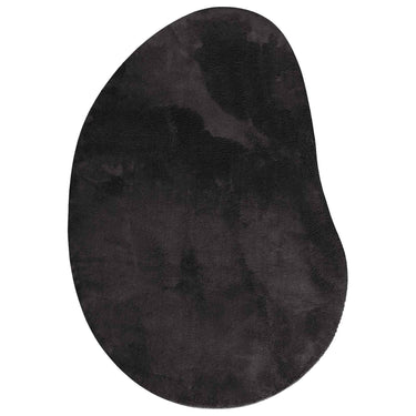 Vidaxl vloerkleden huarte zwart 140 x 200 cm polyester