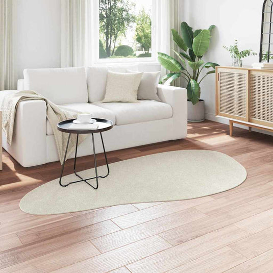 Vidaxl vloerkleden huarte crème 100 x 200 cm polyester