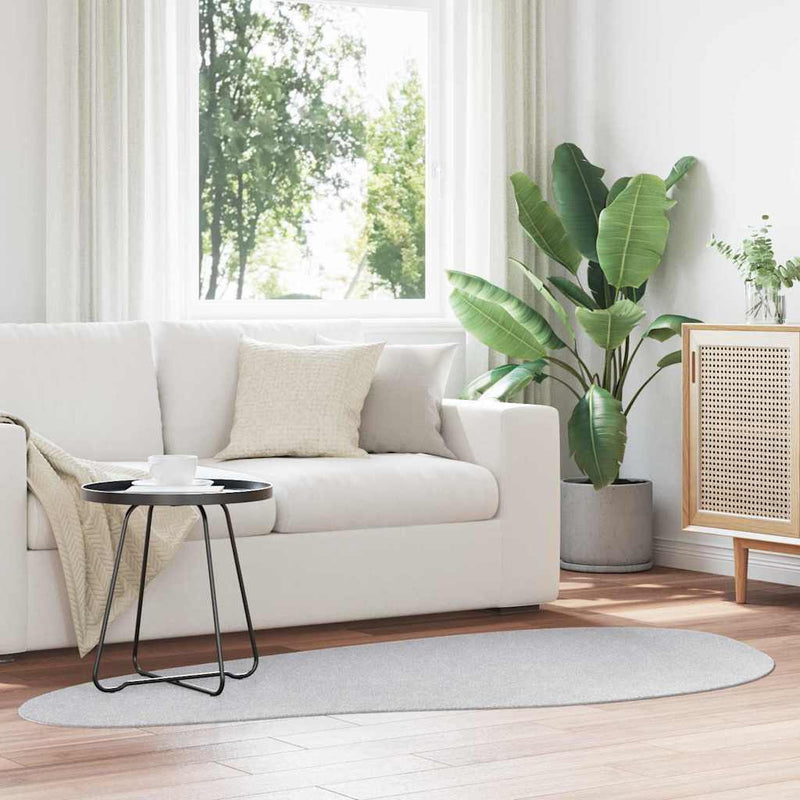 Load image into Gallery viewer, Vidaxl vloerkleden huarte grijs 100 x 200 cm polyester
