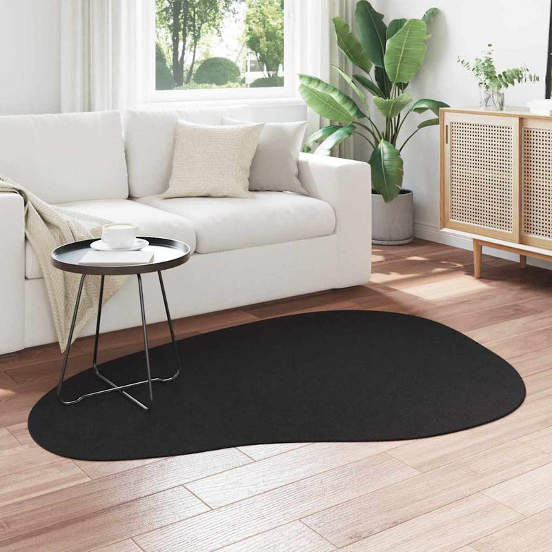 Load image into Gallery viewer, Vidaxl vloerkleden huarte zwart 120 x 170 cm polyester
