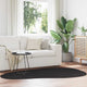 Vidaxl tapijt huarte zwart 140 x 200 cm polyester