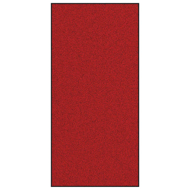 Vidaxl deurmat rood en zwart 120 x 250 cm 100% polyamide