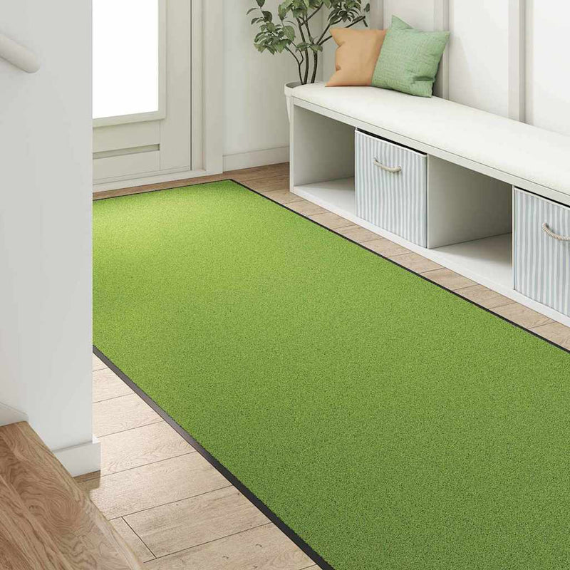 Load image into Gallery viewer, Vidaxl deurmat anders groen en zwart 120 x 300 cm polyamide en pvc
