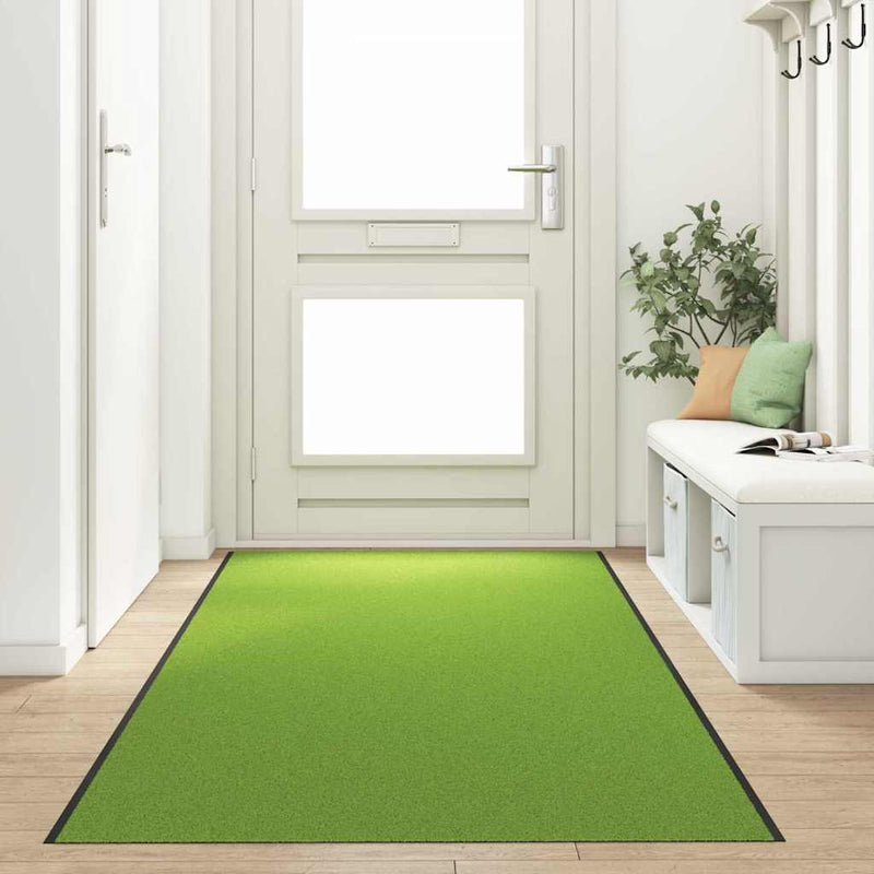 Load image into Gallery viewer, Vidaxl deurmat anders groen en zwart 120 x 400 cm polyamide en pvc
