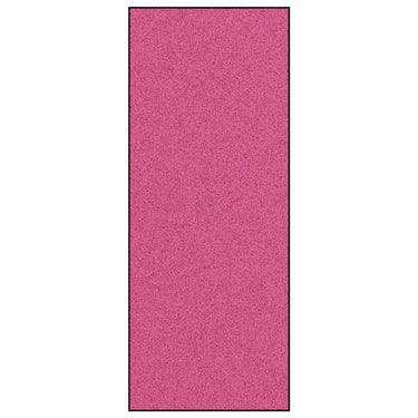 Vidaxl deurmat anders roze en zwart 120 x 300 cm polyamide en pvc