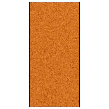 Vidaxl deurmat anders oranje en zwart 120 x 250 cm polyamide en pvc
