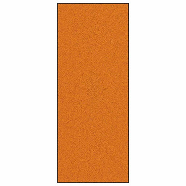 Vidaxl deurmat anders oranje en zwart 120 x 300 cm polyamide en pvc