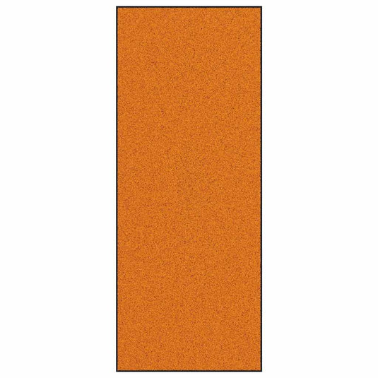 Vidaxl deurmat anders oranje en zwart 120 x 300 cm polyamide en pvc