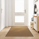 Vidaxl deurmat anders crème en zwart 120 x 400 cm polyamide en pvc