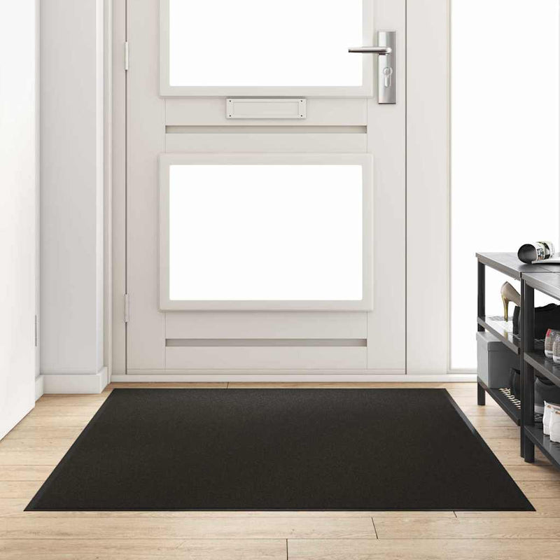 Load image into Gallery viewer, Vidaxl deurmat anders zwart 120 x 180 cm polypropyleen en vinyl
