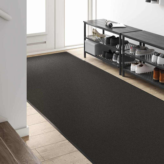 Vidaxl deurmat anders zwart 120 x 350 cm polypropyleen en vinyl