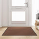 Vidaxl deurmat bruin en zwart 120 x 180 cm polypropyleen en vinyl