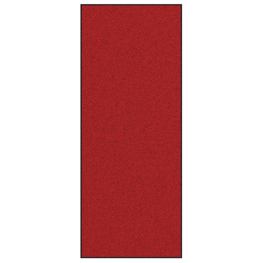 Vidaxl deurmat rood en zwart 120 x 300 cm polypropyleen en vinyl