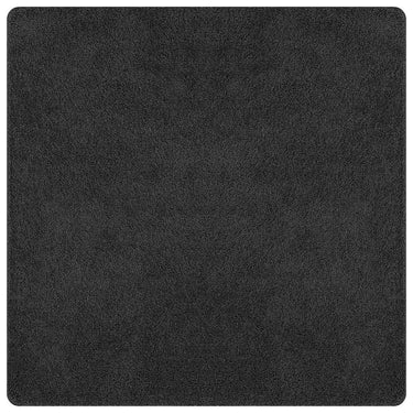 Vidaxl antislip shaggy tapijt donkergrijs 120 x 120 cm pp