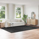 Vidaxl antislip shaggy tapijt donkergrijs 240 x 340 cm pp