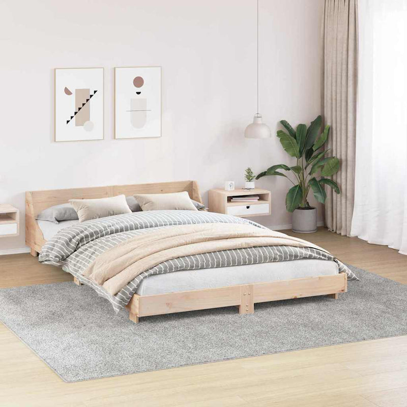 Load image into Gallery viewer, Vidaxl antislip shaggy tapijt grijs 240 x 340 cm pp
