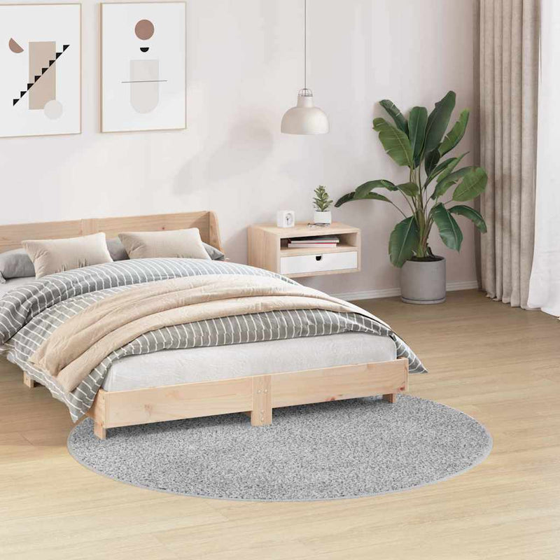 Load image into Gallery viewer, Vidaxl antislip shaggy tapijt grijs 160 x 160 cm pp
