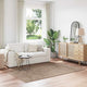Vidaxl antislip shaggy tapijt bruin 160 x 230 cm pp
