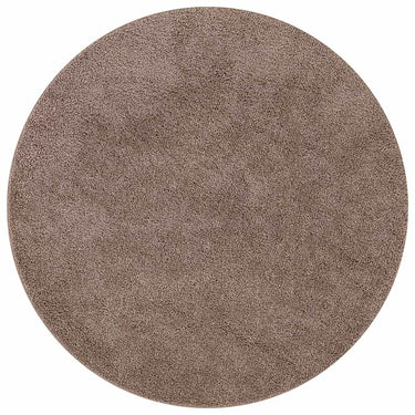 Vidaxl antislip shaggy tapijt bruin 90 x 90 cm pp