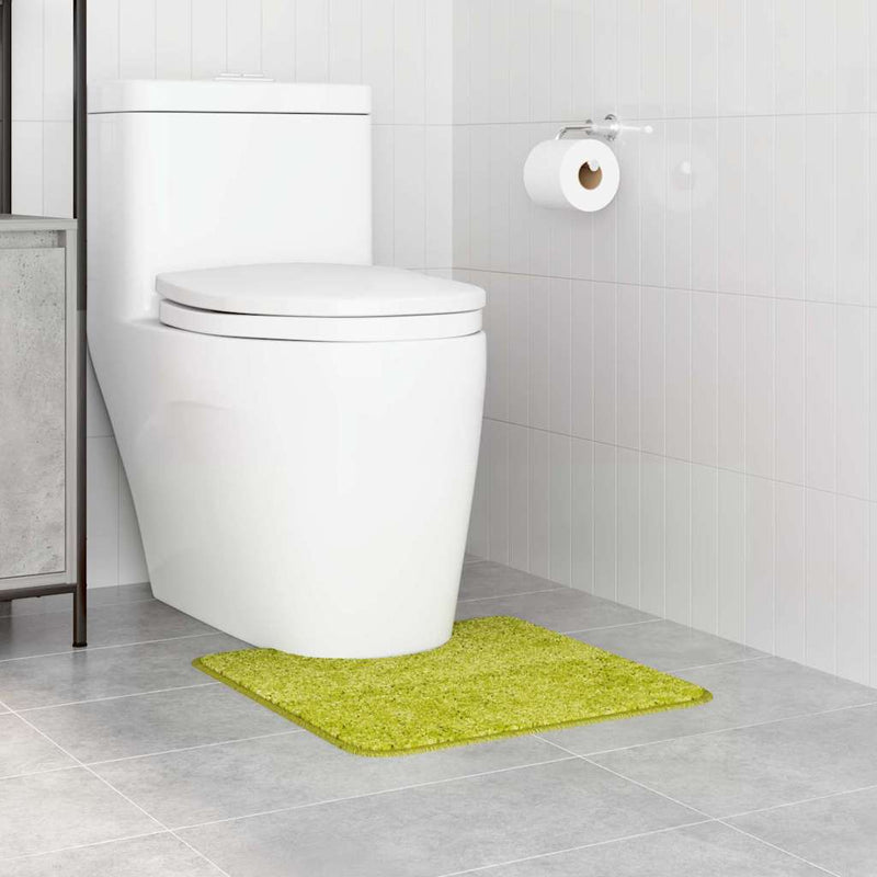 Load image into Gallery viewer, Vidaxl antislip badmat met toilet cut groen 50 x 50 cm pp
