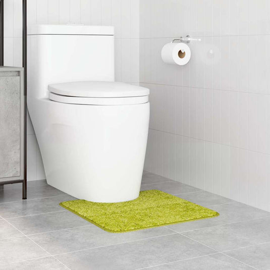 Vidaxl antislip badmat met toilet cut groen 50 x 50 cm pp