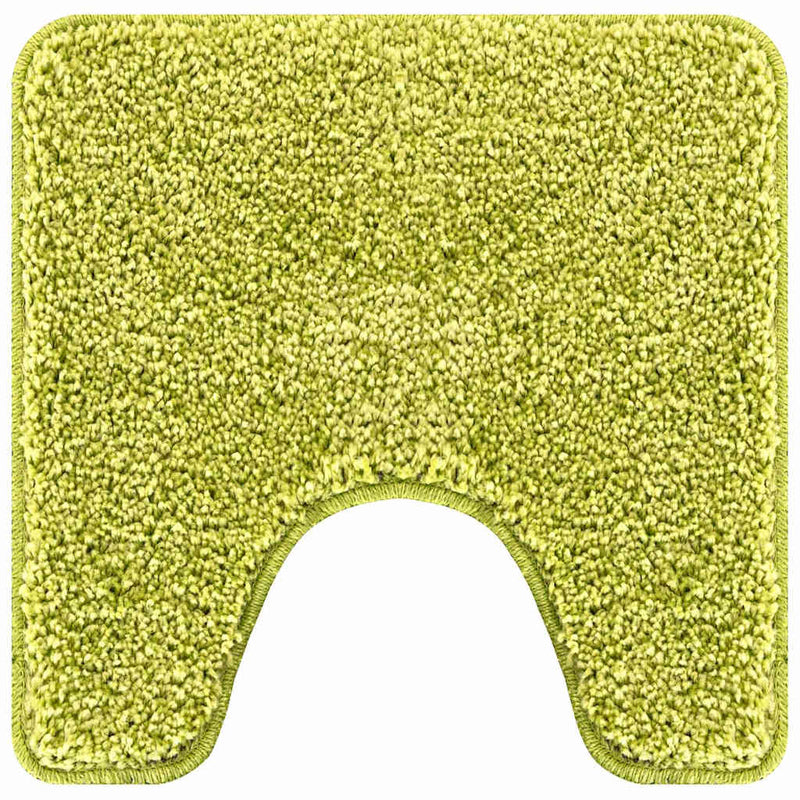 Load image into Gallery viewer, Vidaxl antislip badmat met toilet cut groen 50 x 50 cm pp
