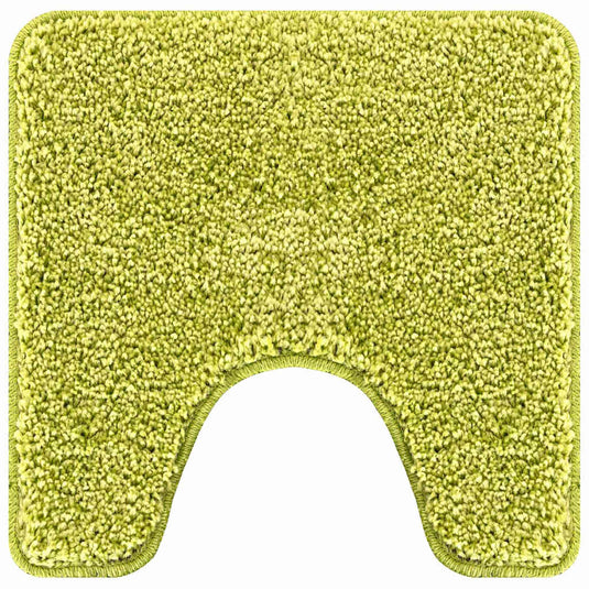 Vidaxl antislip badmat met toilet cut groen 50 x 50 cm pp