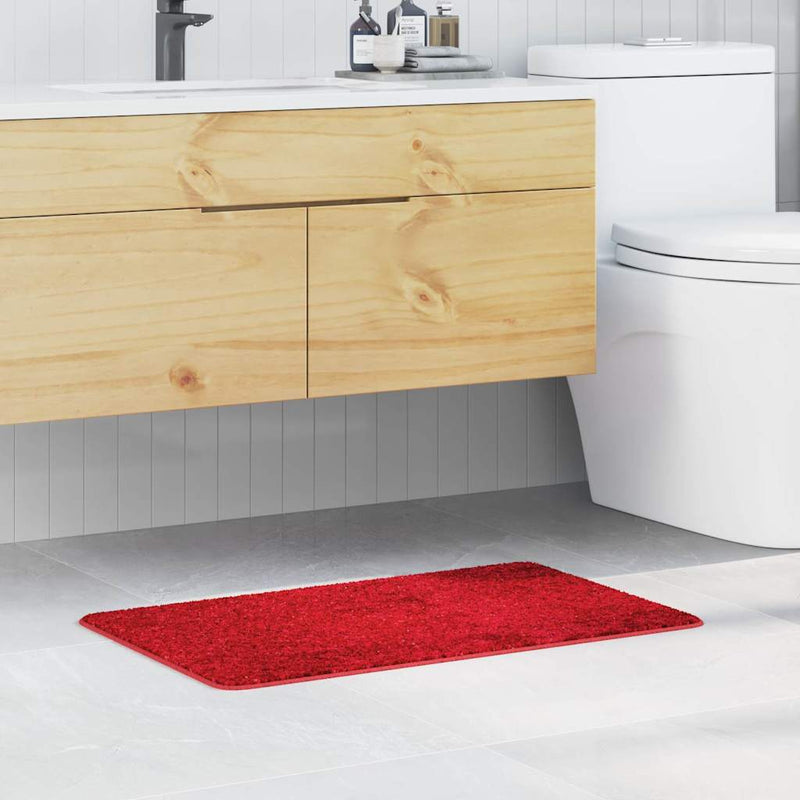 Load image into Gallery viewer, Vidaxl antislip badmat rood 50 x 80 cm pp
