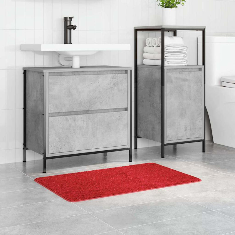 Load image into Gallery viewer, Vidaxl antislip badmat rood 50 x 80 cm pp

