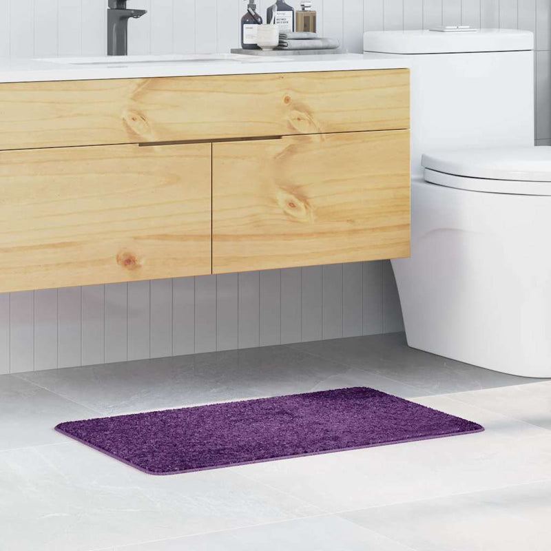 Load image into Gallery viewer, Vidaxl antislip badmat paars 50 x 80 cm pp
