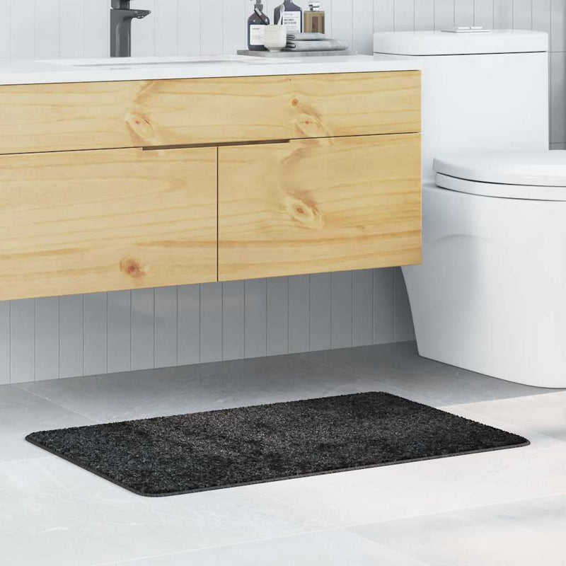 Load image into Gallery viewer, Vidaxl antislip badmat donkergrijs 60 x 90 cm pp
