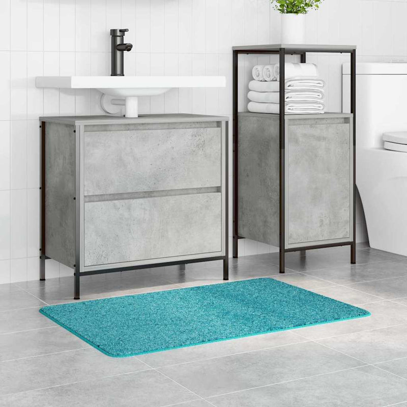 Load image into Gallery viewer, Vidaxl antislip badmat turquoise 60 x 90 cm pp

