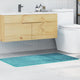 Vidaxl antislip badmat turquoise 70 x 120 cm pp