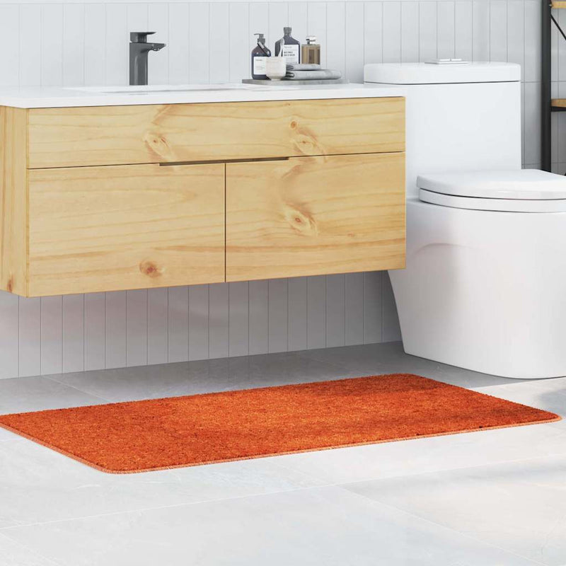 Load image into Gallery viewer, Vidaxl antislip badmat oranje 70 x 120 cm pp
