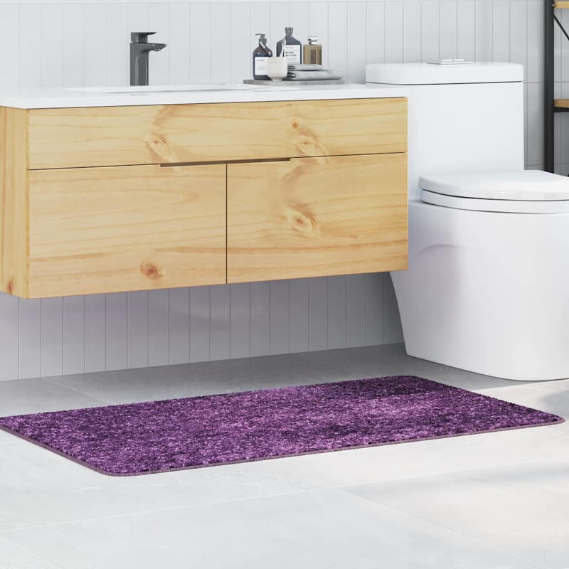 Load image into Gallery viewer, Vidaxl antislip badmat paars 70 x 120 cm pp
