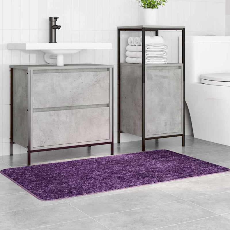 Load image into Gallery viewer, Vidaxl antislip badmat paars 70 x 120 cm pp
